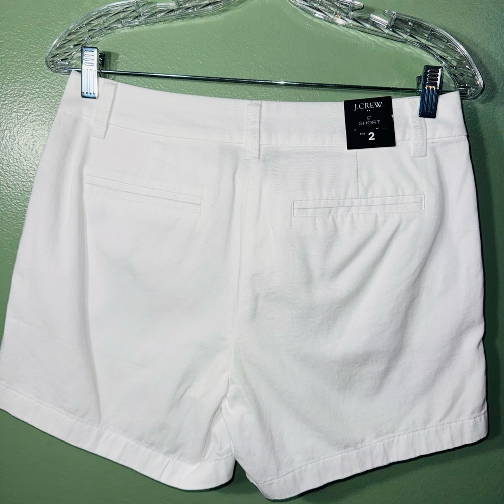 J. Crew Women's Classic White Bermudas - Picture 2 of 7